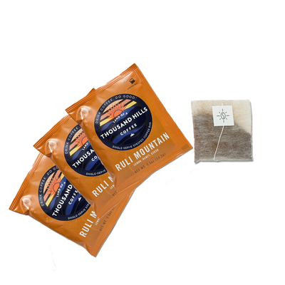 Steeped Coffee Packs - Single Lot Ruli Mountain - New Low Price!