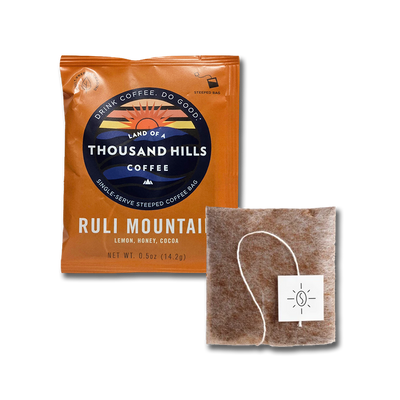 Steeped Coffee Packs - Single Lot Ruli Mountain - New Low Price!