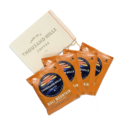 Steeped Coffee Packs - Single Lot Ruli Mountain - New Low Price!