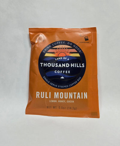 Steeped Coffee Packs - Single Lot Ruli Mountain - New Low Price!