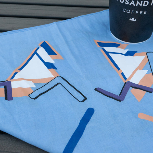 Retro Bandana - Land of a Thousand Hills Coffee