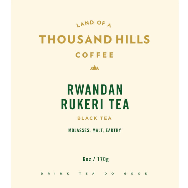 Rwanda Rukeri Black Tea - Land of a Thousand Hills Coffee