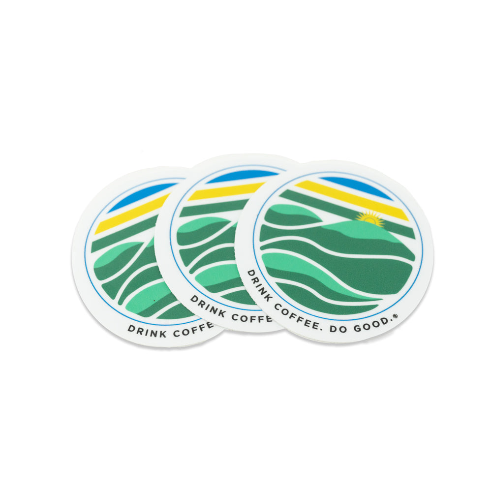 Rwanda Sunrise Sticker