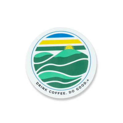 Rwanda Sunrise Sticker